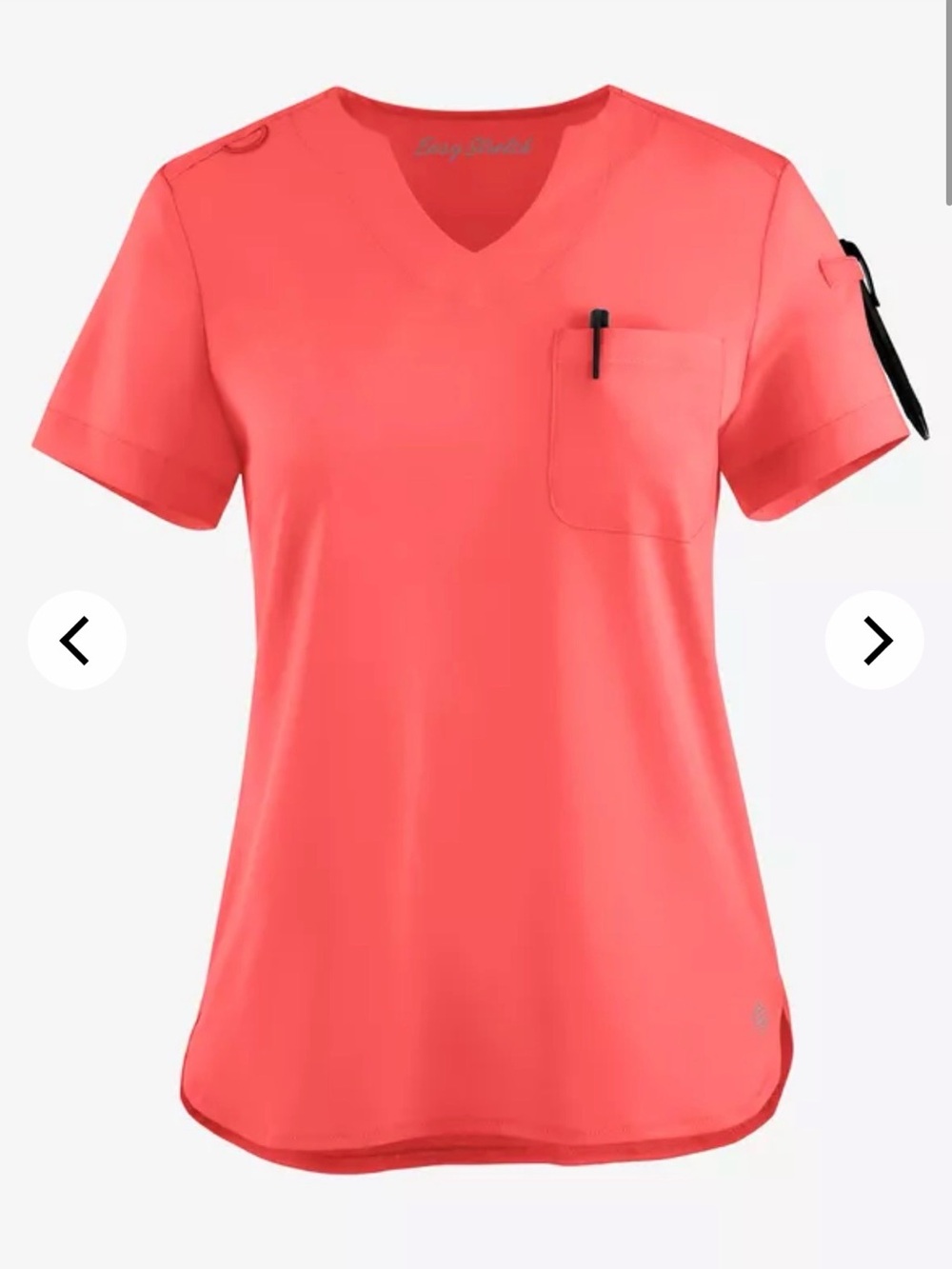 Uniform Advantage Easy Stretch Women's V-Neck Scrub Top in Radiant Red